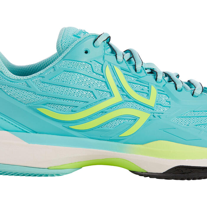 CHAUSSURES DE TENNIS FEMME CLAY TS990 TURQUOISE Artengo Decathlon