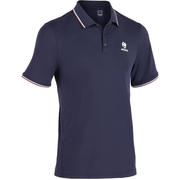 POLO MAJICA DRY 500 ZA TENIS MORNARSKOPLAVA