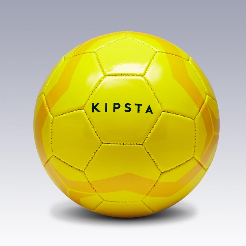 First Kick Soccer Ball Size 4 (for children ages 8 to 12 years) - Yellow First Kick Soccer Ball Size 4 (for children ages 8 to 12 years) - Yellow