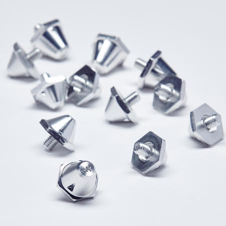 Алюмінієві шипи для футбольних бутсів, 10-13 мм - Сріблясті