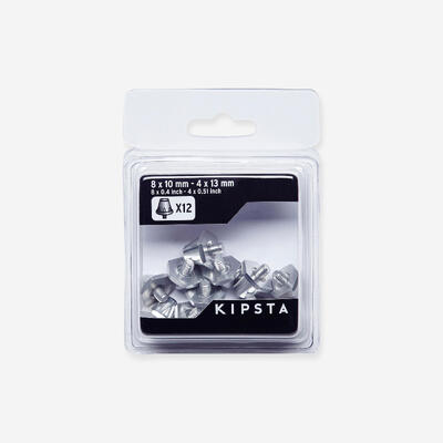 Tacchetti alluminio 10-13mm silver