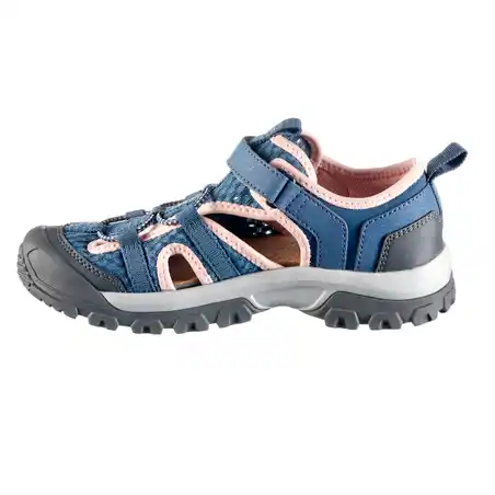 MH150 Kids' Hiking Sandals - Grey/Pink