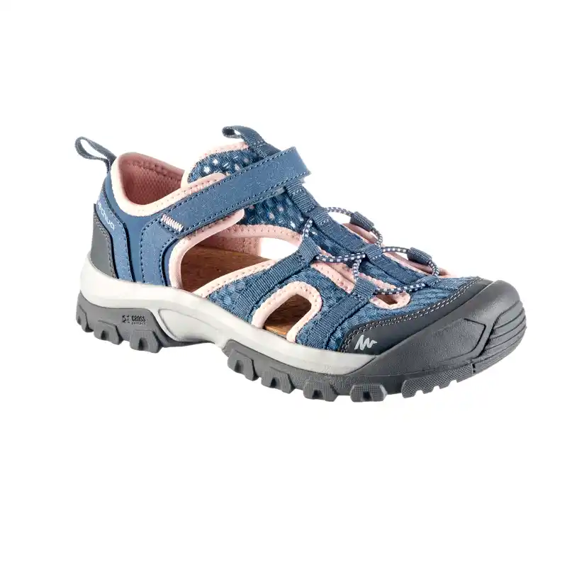 MH150 Kids' Hiking Sandals - Grey/Pink