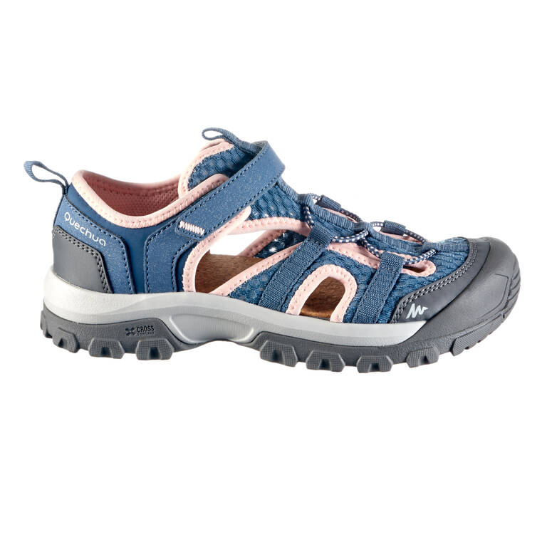 MH150 Kids' Hiking Sandals - Grey/Pink