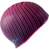 Gorro natación silicona rosa negro