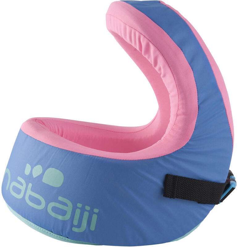 Gilet de natation SWIMVEST+ bleu-rose - 25-35 kg