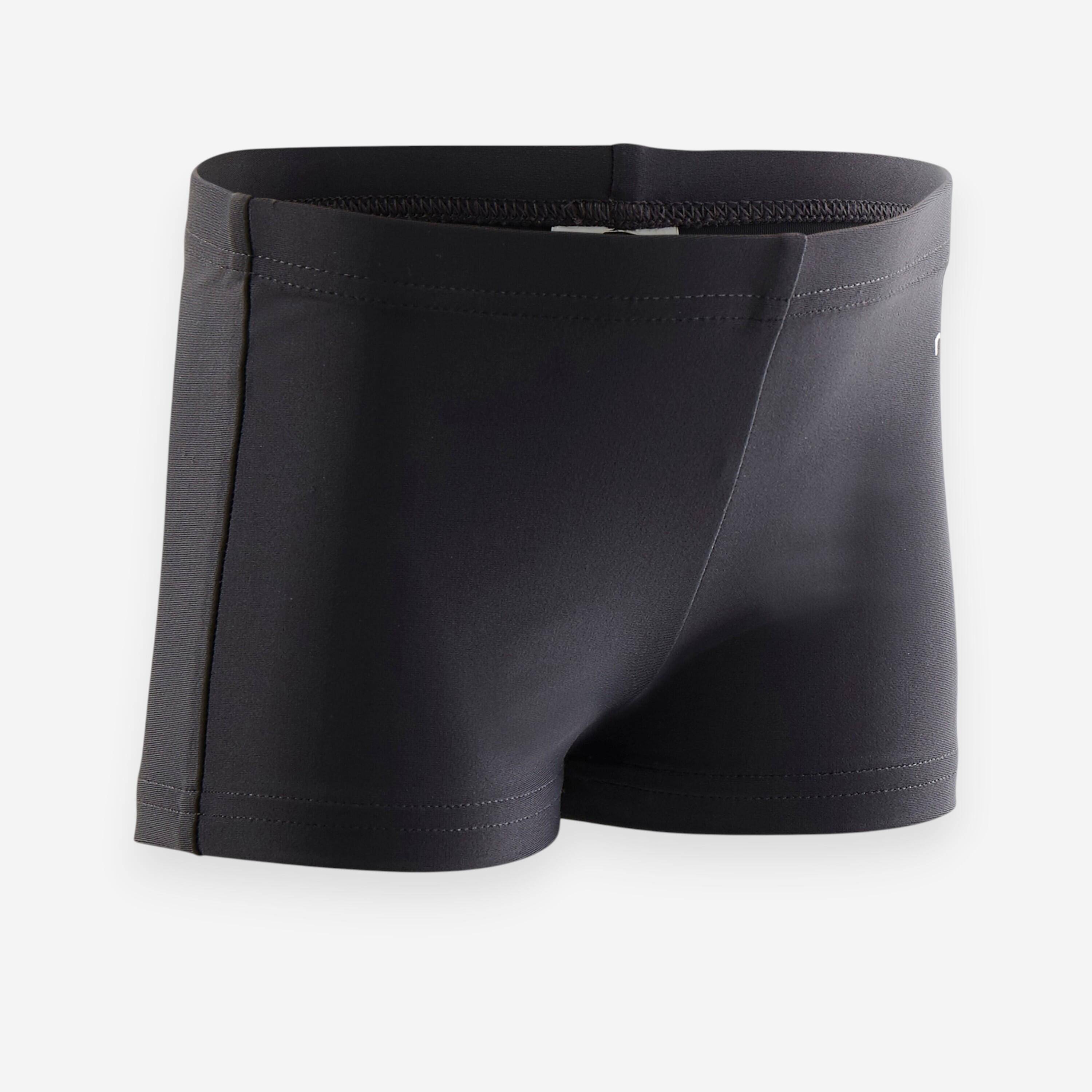 Baby boxer swimsuit dark grey -  1