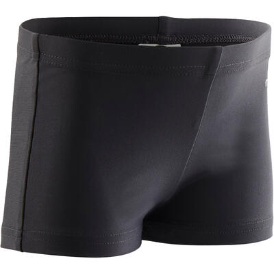 Vestido De Bano Tipo Boxer Bebe Gris Oscuro Vestido De Bano Tipo Boxer Bebe Gris Oscuro