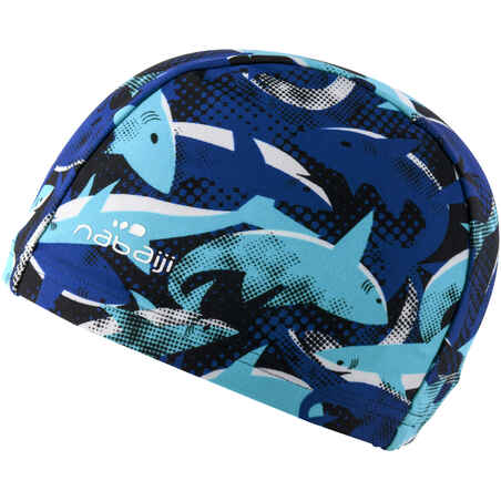 Mesh swim cap size S All JAWS Blue Print