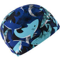 כובע ים רשת עם הדפס מידה S - כרישים כחול
