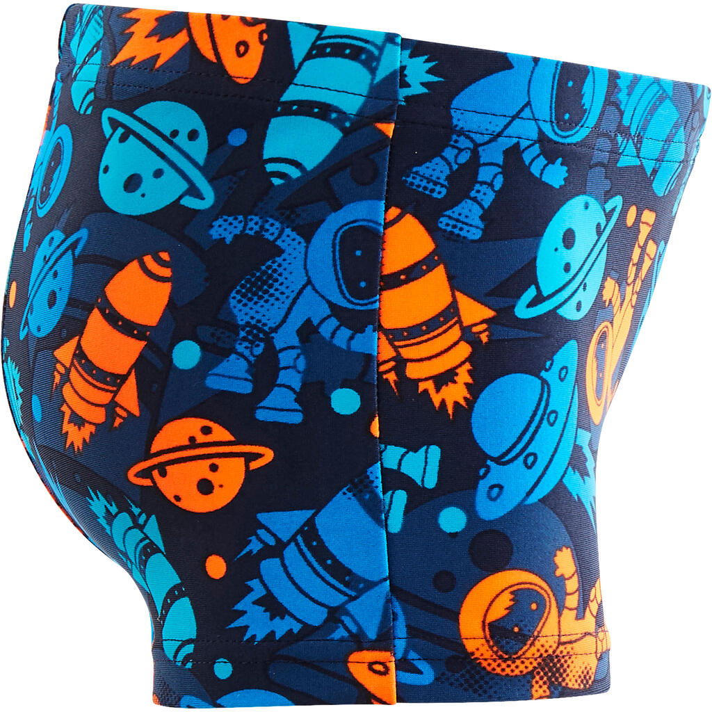 Boxer-Badehose Baby Sloth blau