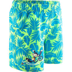 Short de nage bébé garçon imprimé all palm vert