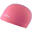 Gorro natación tela rosa revestido silicona