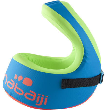 Жилет плавательный для детей весом 25-35 кг сине-зеленый SWIMVEST+