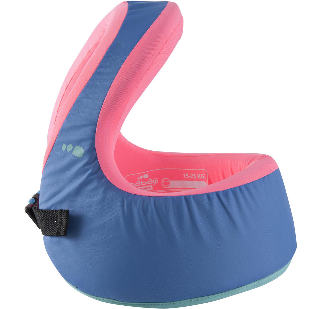 Plaukimo liemenė „Swimvest+“, mėlyna, žalia, skirta 25-35 kg vaikams 