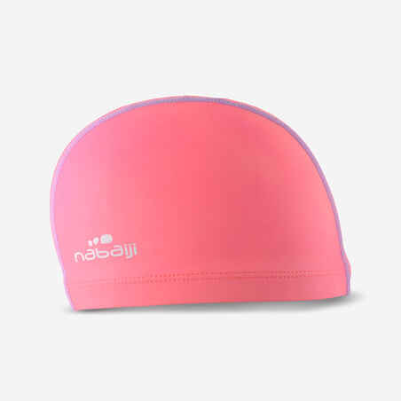 SILICONE MESH SWIM CAP - PINK PURPLE