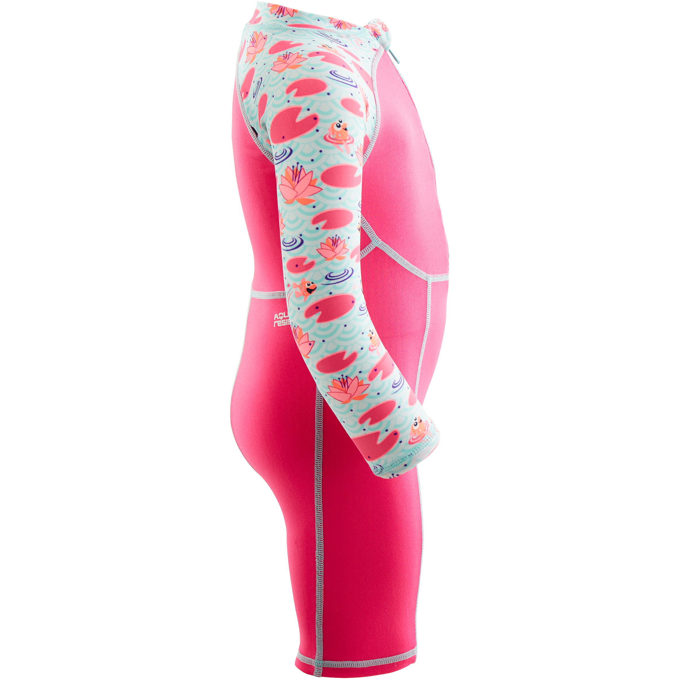 

Baby Swimming UV Protection Shorty - Printed Pink -  By NABAIJI | Decathlon