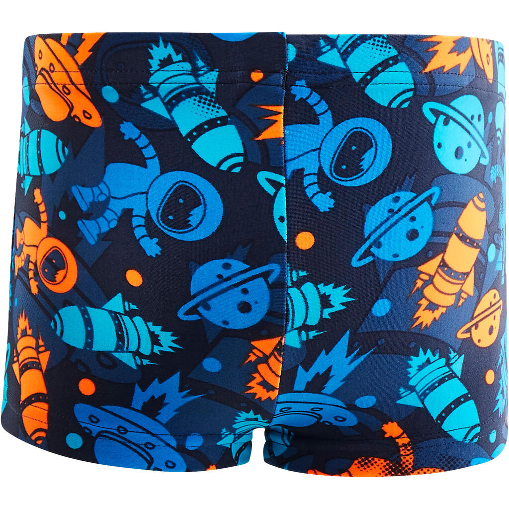 Boxer-Badehose Baby Sloth blau