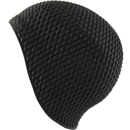 Crna kapa od lateksa za plivanje (jedna veličina)
