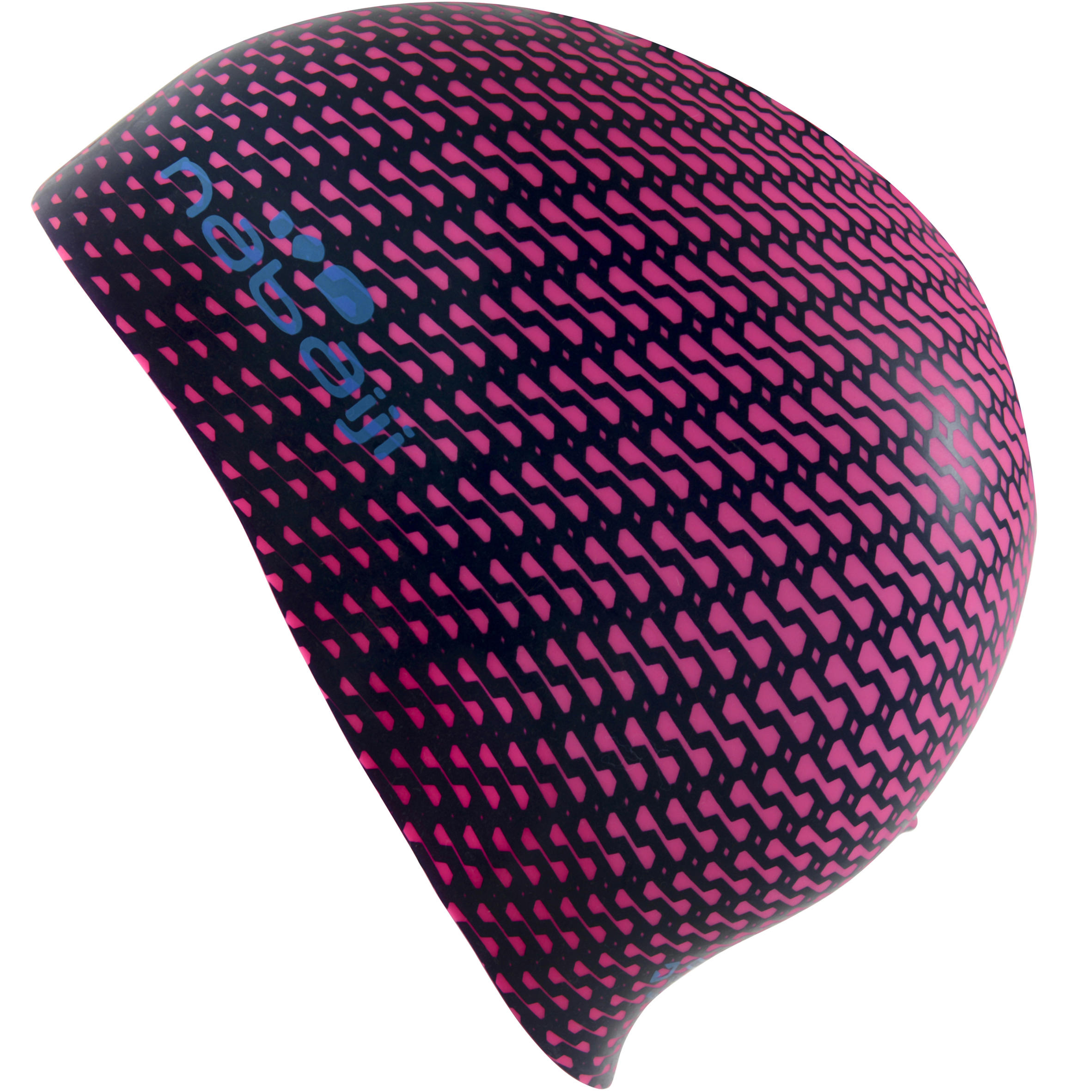 

Silicone Print Swim Cap - Tec Pink -  By NABAIJI | Decathlon