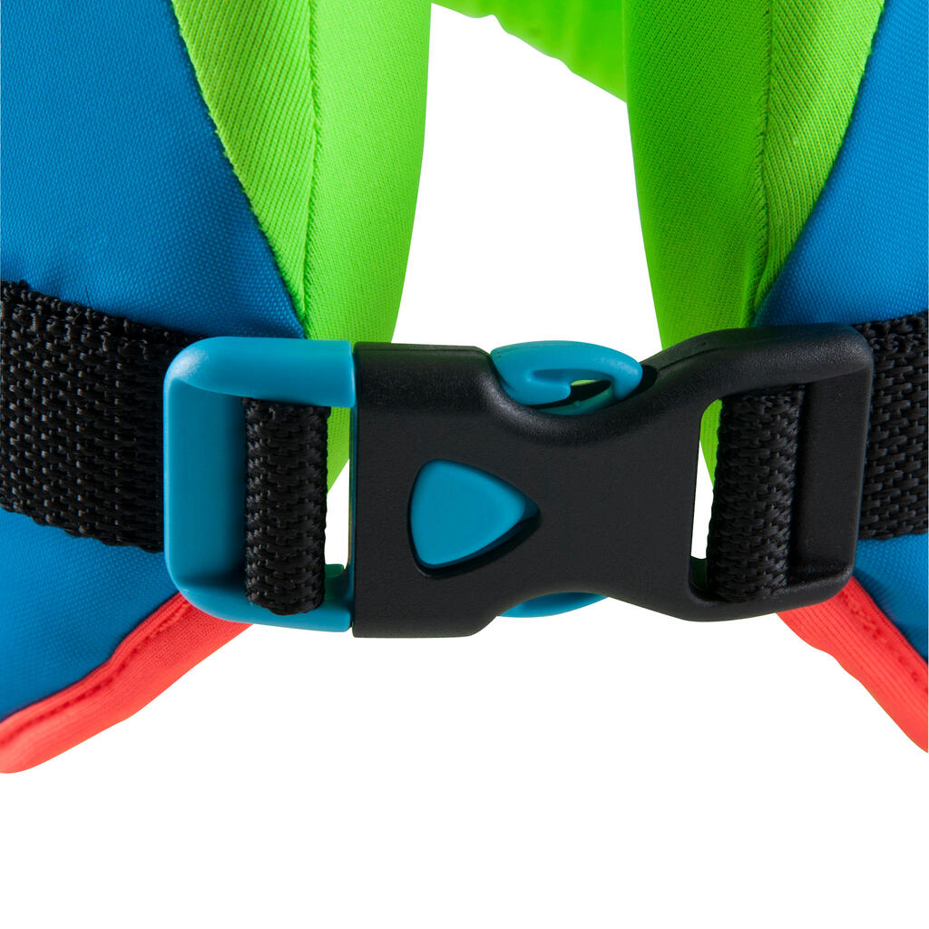 Swim life vest SWIMVEST+ green blue