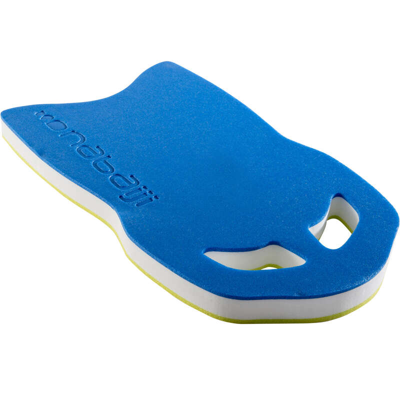 NABAIJI Large Swimming Kickboard Blue Yellow Decathlon