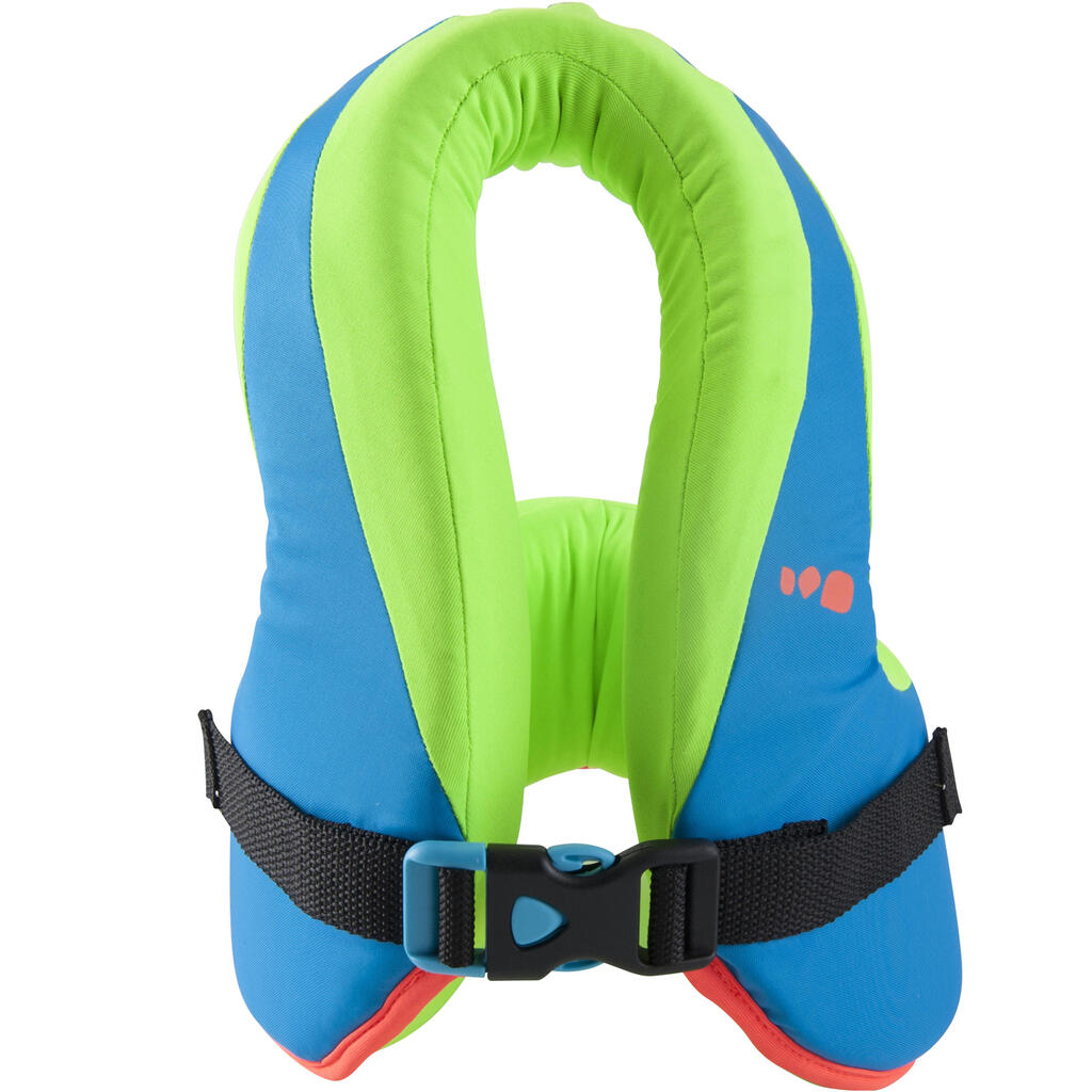 Detská plavecká vesta Swimvest+ modro-zelená 25 - 35 kg