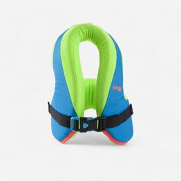 Gilet de natation enfant, Swimvest+ vert bleu