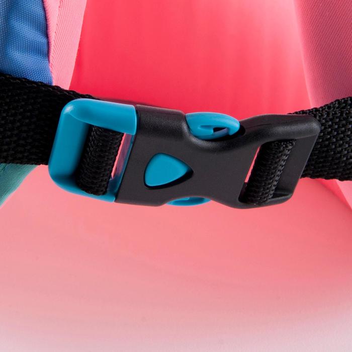 Schwimmweste Swimvest+ Schaumstoff blau/rosa 15–25 kg