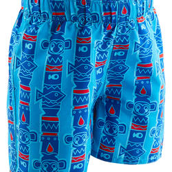 Short de nage bébé garçon imprimé all totem bleu