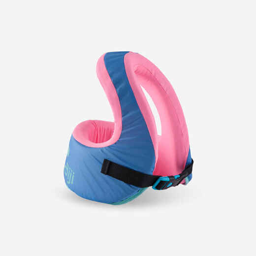 
      Prsluk za plivanje Swimvest+ od pjene za djecu 15-25 kg plavo-ružičasti
  