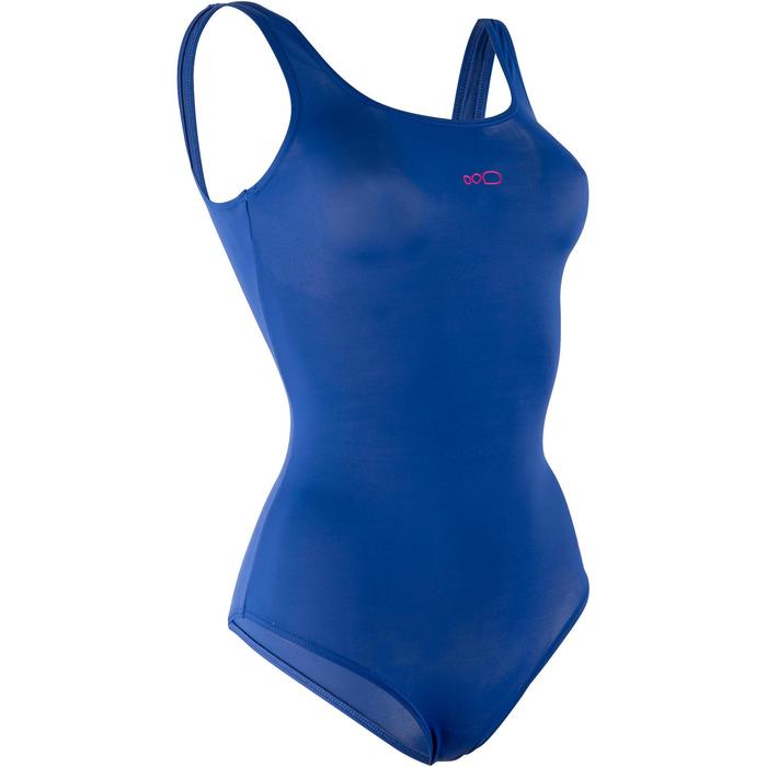 Nabaiji Maillot de bain de natation femme une pièce Heva bleu Decathlon