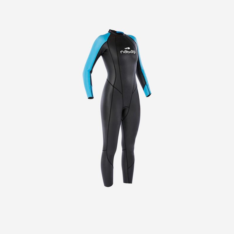 COMBINAISON NATATION EAU LIBRE NÉOPRÈNE FEMME OWS 2/2 mm GLIDESKIN