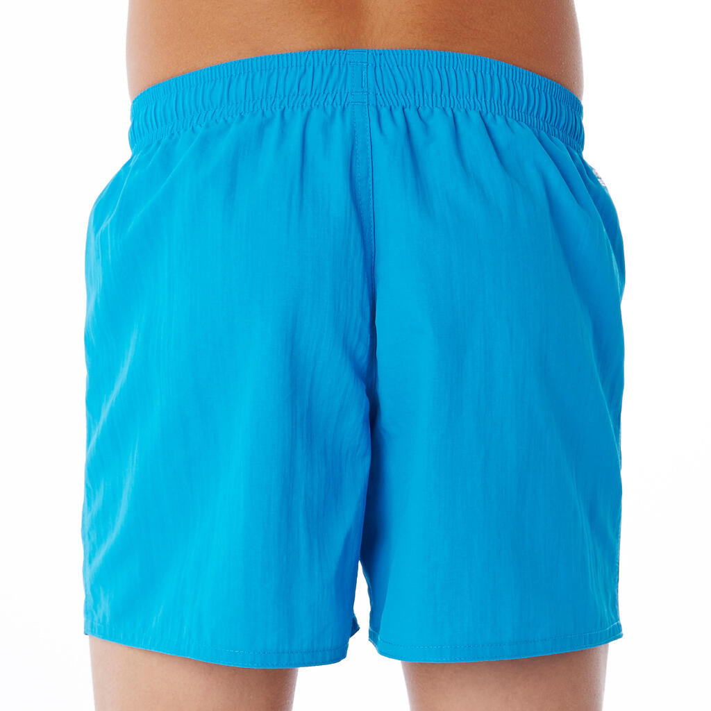 Schwimmshorts Badehose 100 Basic Jungen marineblau