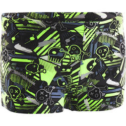 MAILLOT DE BAIN NATATION GARÇON BOXER 500 FIT ALLJOL VERT