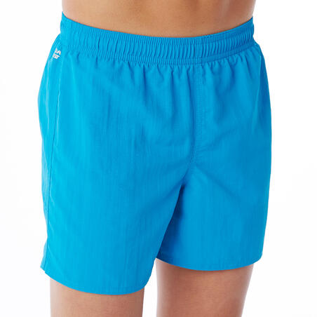 MAILLOT DE BAIN NATATION GARÇON - SWIMSHORT 100 BASIC - BLEU