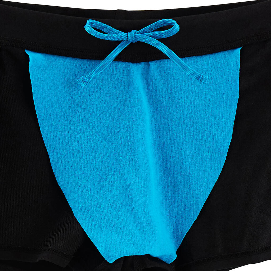 BOY'S YOKE SWIM SHORTS - BLACK GREEN