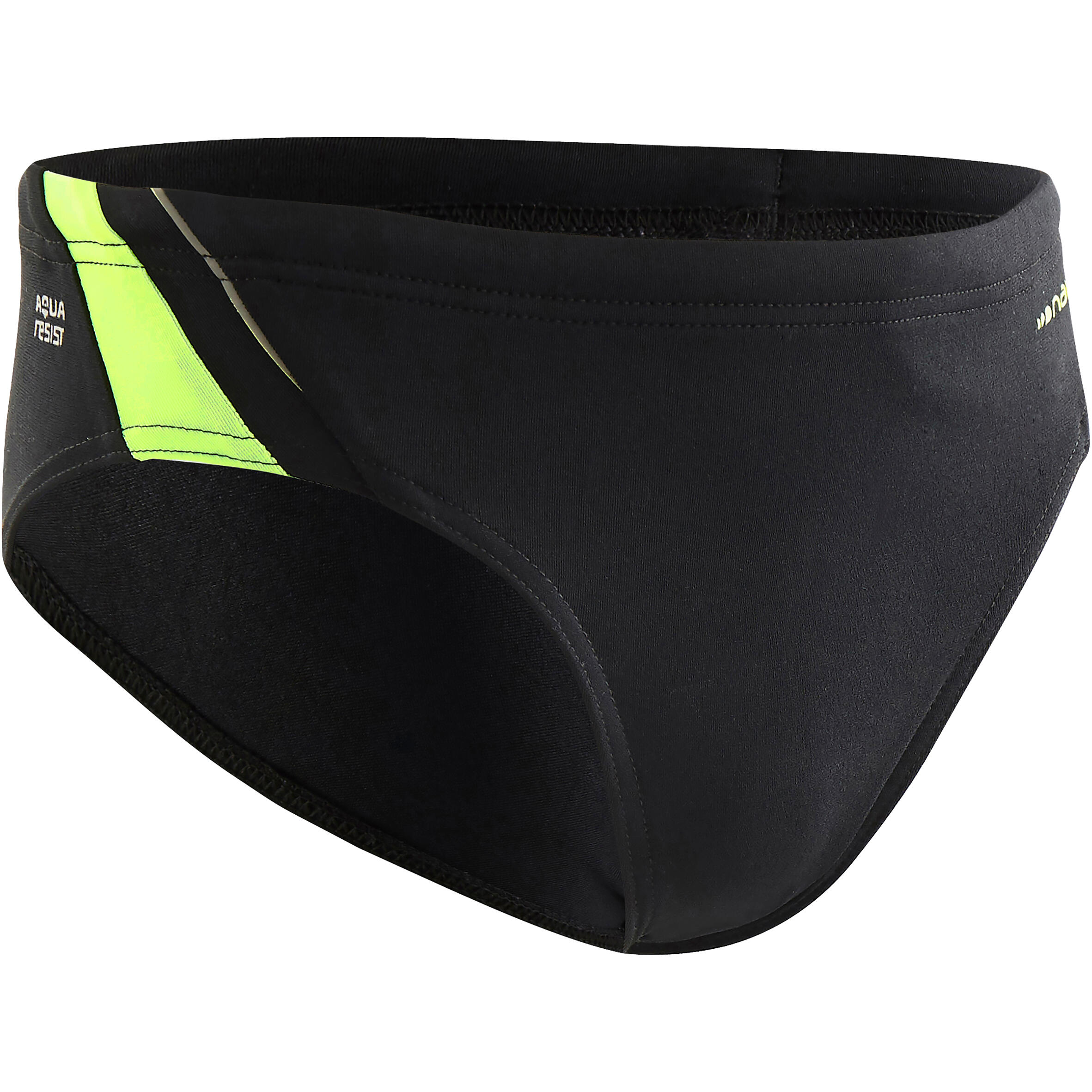 900 YOKE BOYS' SWIM BRIEFS - BLACK 