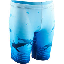 900 PRINT BOYS' JAMMER SWIMSUIT - SHARK2BB