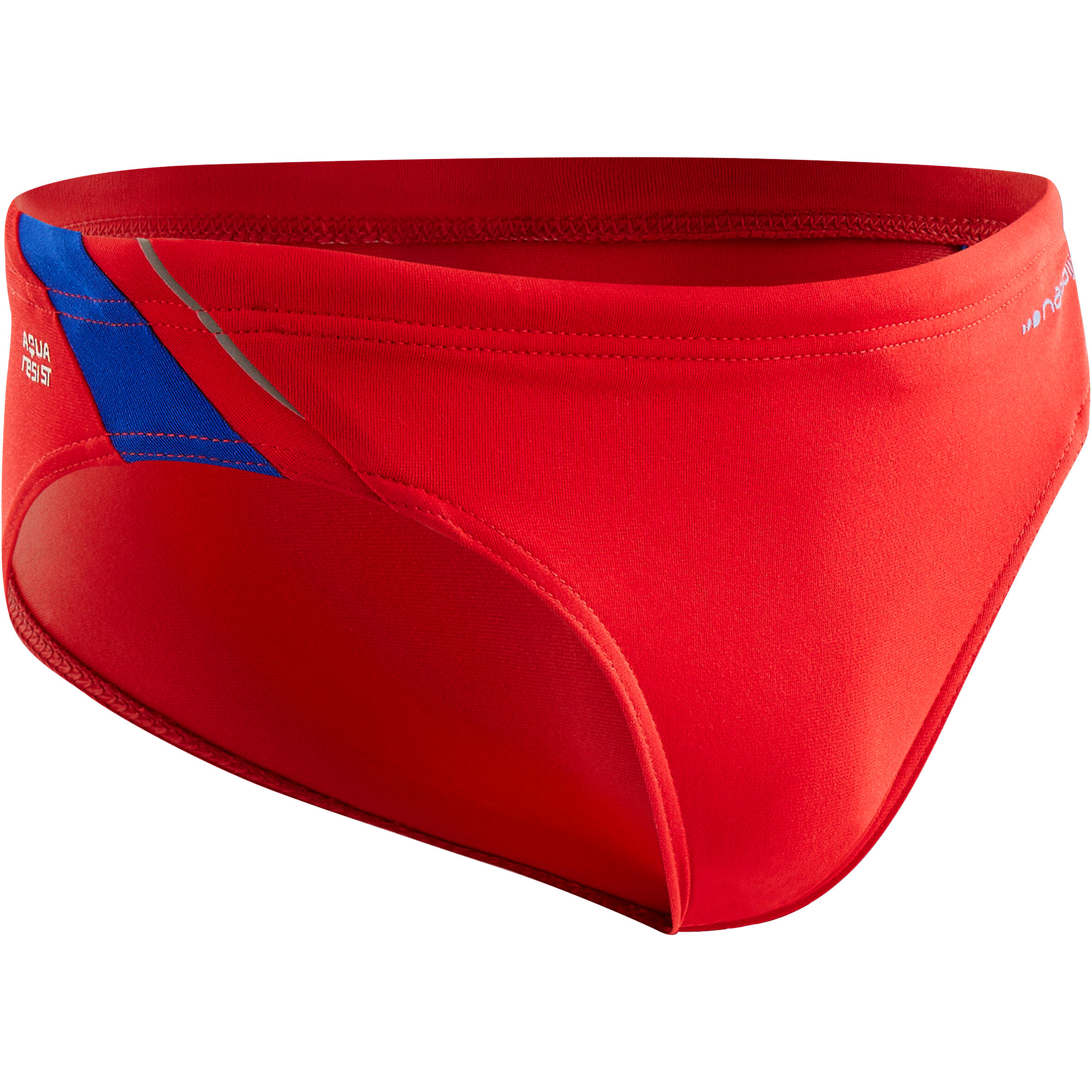 red swim briefs