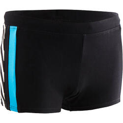 MAILLOT DE BAIN GARçON BOXER 500 YOKE ALLICE NOIR