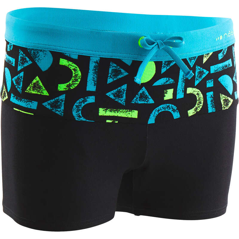 BOY'S SWIMSUITS - POOL BOXERS - ALLROC GREEN NABAIJI