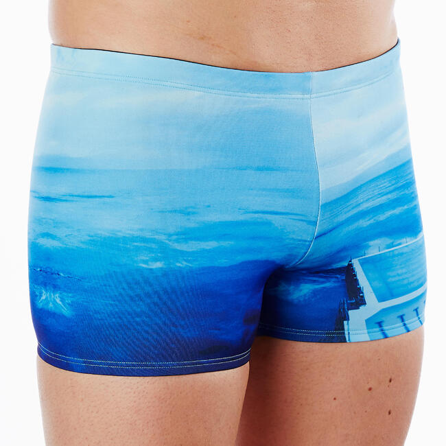 Men swimming trunk b-fit - PRINT BONDI BEACH