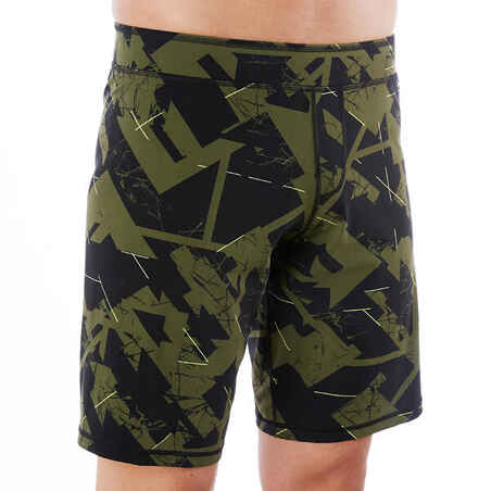 MEN'S LONG SWIMSHORTS ALL DRY 100 KHAKI