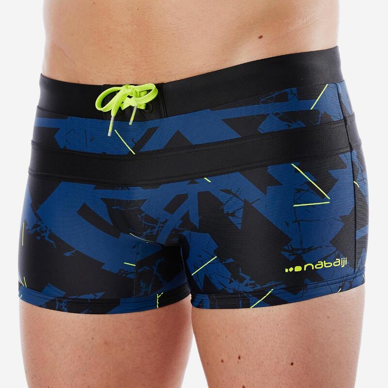 Bañador Bóxer Natación Hombre Nabaiji 100 Pool All Dry Azul Marino