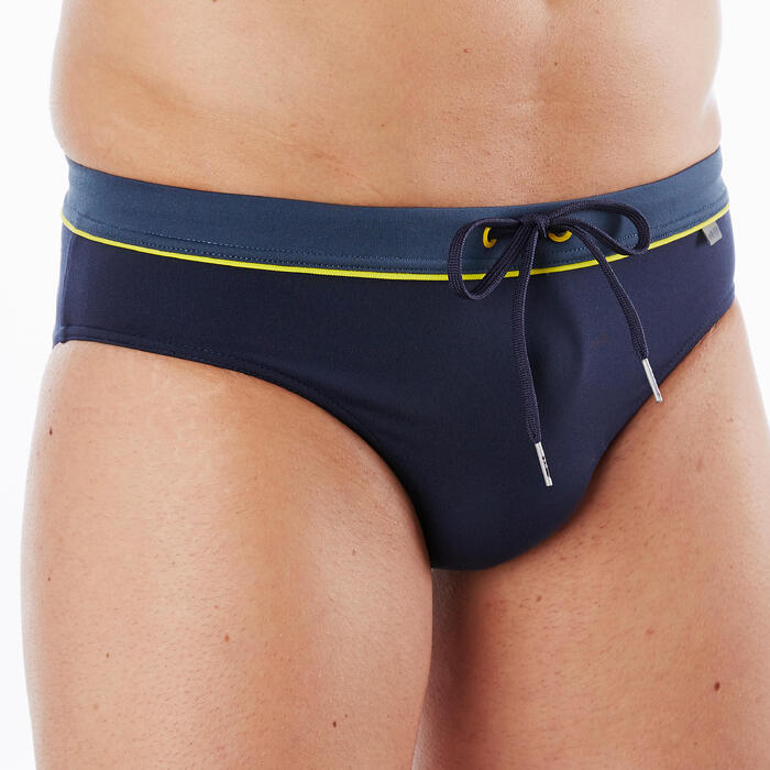 BAÑADOR DE NATACIÓN HOMBRE SLIP 900 PEP AZUL AZUL Nabaiji Decathlon