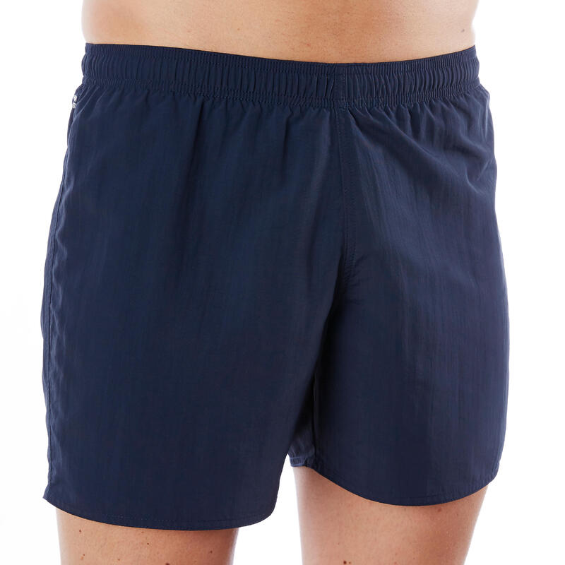 MAILLOT DE BAIN NATATION HOMME - SWIMSHORT 100 BASIC - MARINE ORANGE