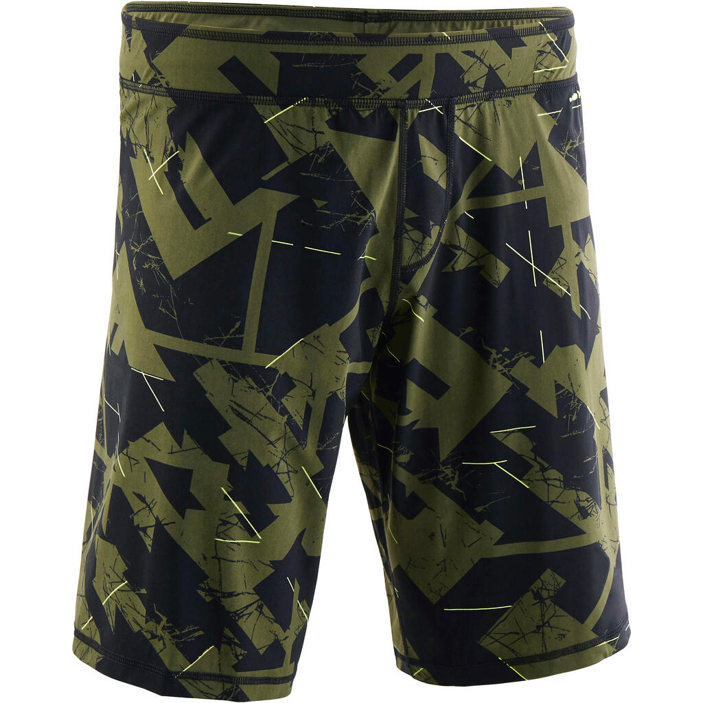 Schwimmshorts Badehose lang 100 Herren Rune blau