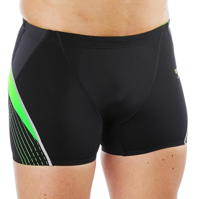 Bañador Natación Bóxer Speedo Hombre Negro Verde Speedo Decathlon