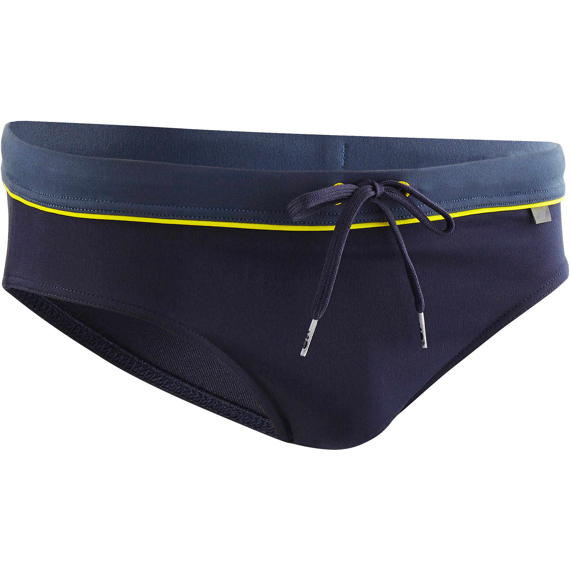 Men's Swimming Briefs 100 Pep Blue Grey Nabaiji